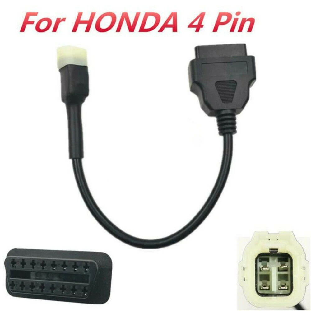 Honda mootorratta OBD2 4-pin kaabel – kvaliteetne diagnostikaadapter