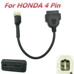 Honda mootorratta OBD2 4-pin kaabel – kvaliteetne diagnostikaadapter