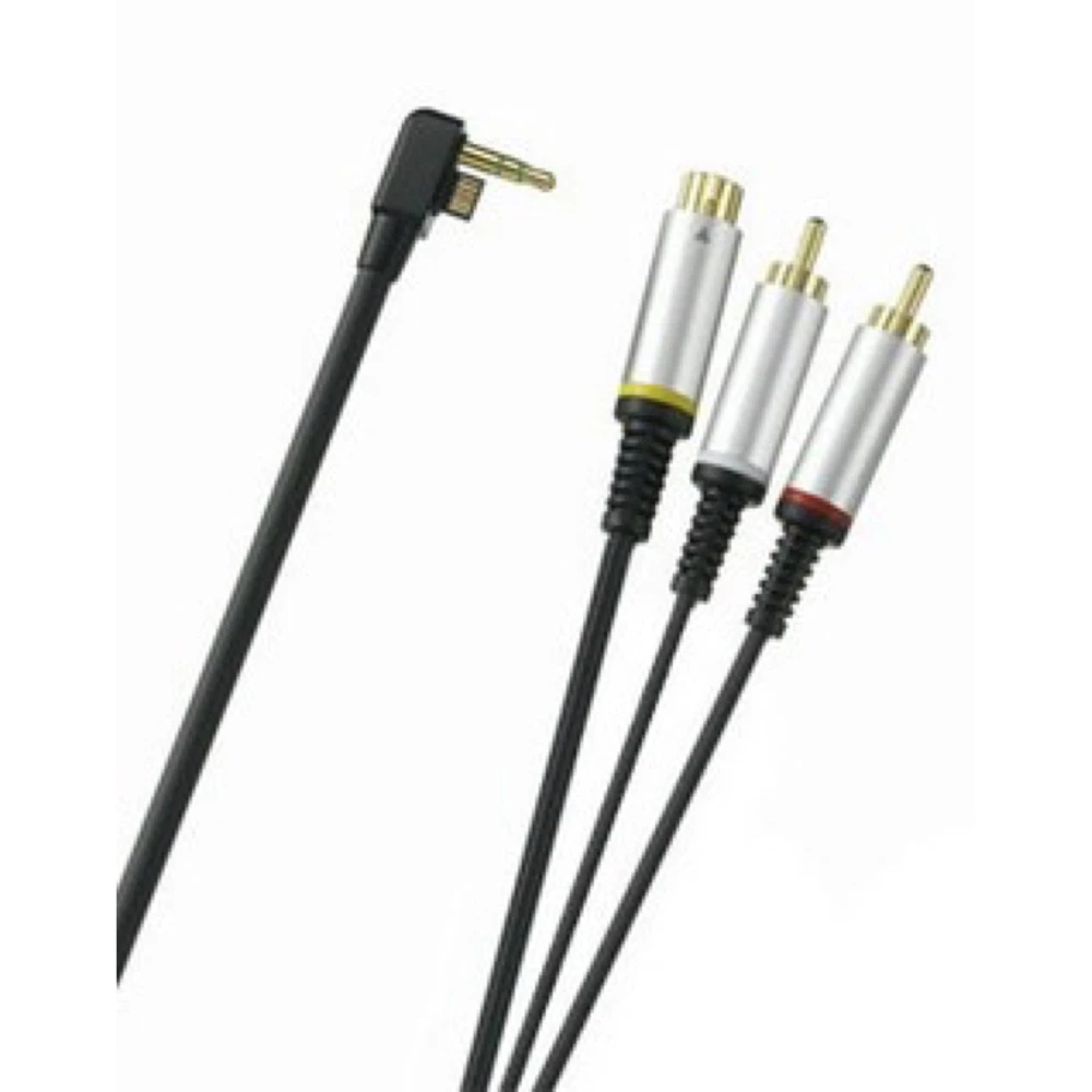 PSP 2000 Slim S-Video kaabel 24K kuldsete pistikutega telerile