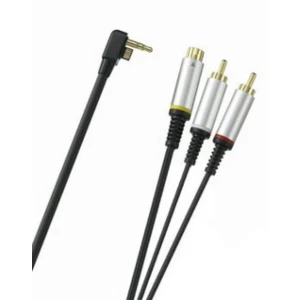 PSP 2000 Slim S-Video kaabel 24K kuldsete pistikutega telerile