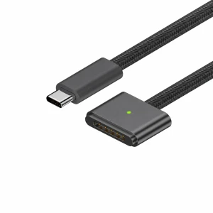 USB-C – MagSafe 3 140W kaabel MacBook Pro ja Air jaoks – 2 m punutud, Kosmosehall