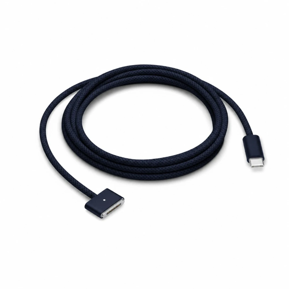 USB-C – MagSafe 3 140W kaabel MacBook Pro ja Air jaoks – 2 m punutud, Kesköö