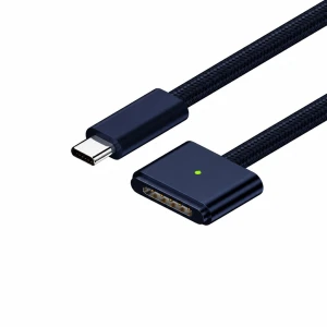 USB-C – MagSafe 3 140W kaabel MacBook Pro ja Air jaoks – 2 m punutud, Kesköö