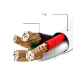 Cable USB Tipo-C negro para carga rápida y transferencia de datos