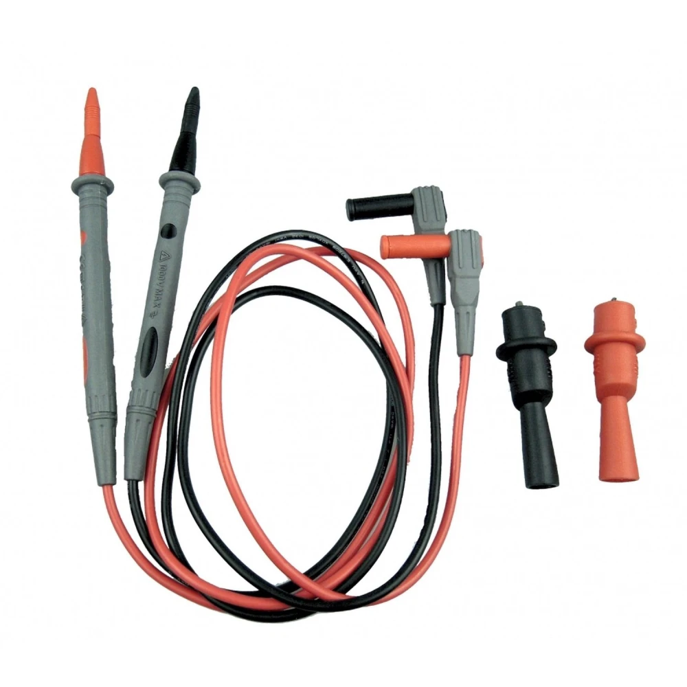 Amass multimeetri krokodillklambriga juhtmed turvalisteks ja täpseteks mõõtmisteks