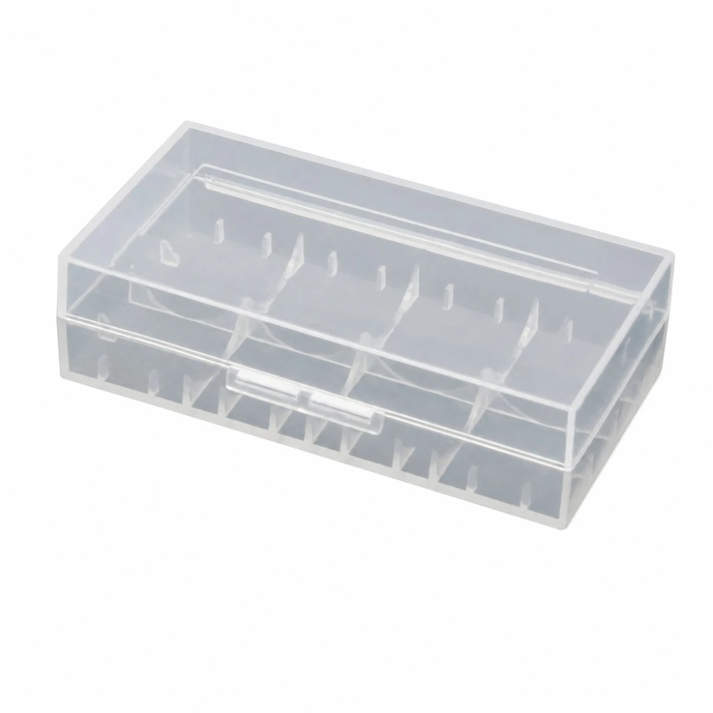 Akuhoidja Karp 2× 20700 21700 Läbipaistev Plastik Hoiustamine