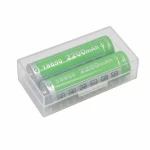 Akuhoidja Karp 2× 20700 21700 Läbipaistev Plastik Hoiustamine