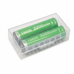 Akuhoidja Karp 2× 20700 21700 Läbipaistev Plastik Hoiustamine