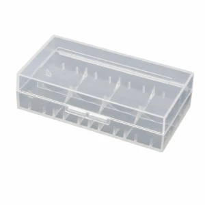 Akuhoidja Karp 2× 20700 21700 Läbipaistev Plastik Hoiustamine