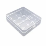 Akuhoidiku Karp 4× 18650 Läbipaistev Plastik Hoiustamine Kaitse