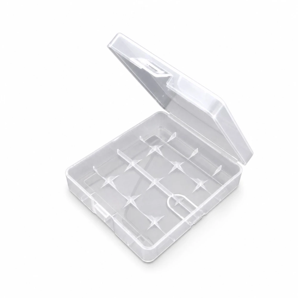 Akuhoidiku Karp 4× 18650 Läbipaistev Plastik Hoiustamine Kaitse
