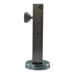 Herramienta profesional para medir caída y ángulo de ruedas en taller automotriz