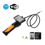 Endoscopio portátil con sonda flexible y LEDs ajustables