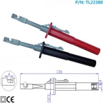 Isoleeritud krokodillklambrid catIII ja banaanühendusega TL22380 Amass