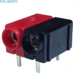 4mm emane banaanpesa pindmontaaž BS4571 Amass PCB-plaatidele