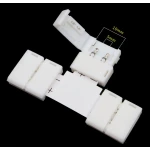 Vista lateral del conector sin soldadura para tiras LED RGB 5050/5630