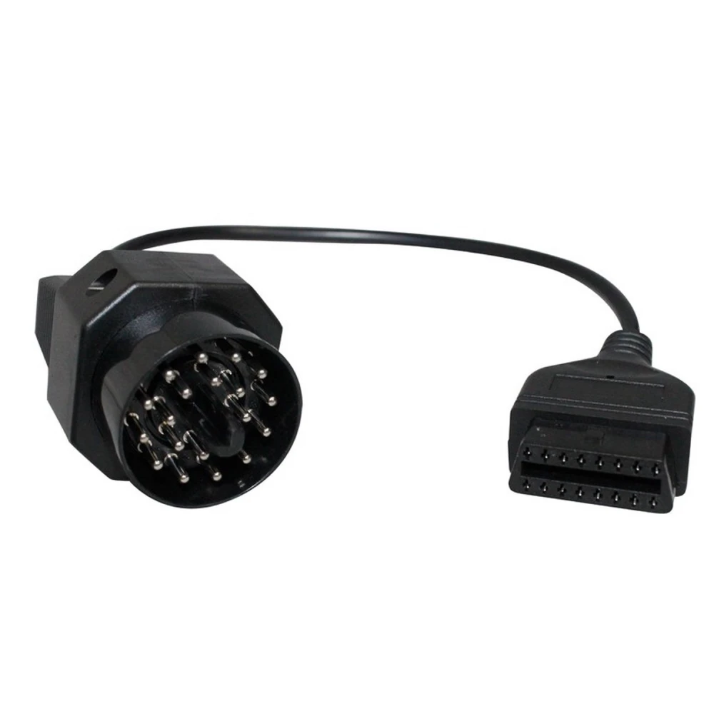 BMW 20-pin OBDI kuni 16-pin OBDII adapter BMW diagnostikaks