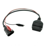 Fiat Alfa Lancia 3-pin 16-pin OBDII adapter autodiagnostikaks
