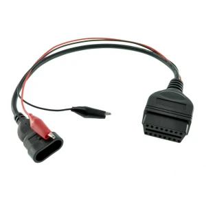 Fiat Alfa Lancia 3-pin 16-pin OBDII adapter autodiagnostikaks