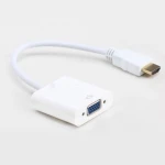 HDMI-VGA konverter Full HD videosignaali jaoks ilma toiteallikata
