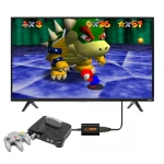 Nintendo N64 HDMI konverter – adapter SNES, SFC ja NGC konsoolidele