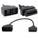 Toyota 22 pin OBDII 16 pin adapter autodiagnostikaks