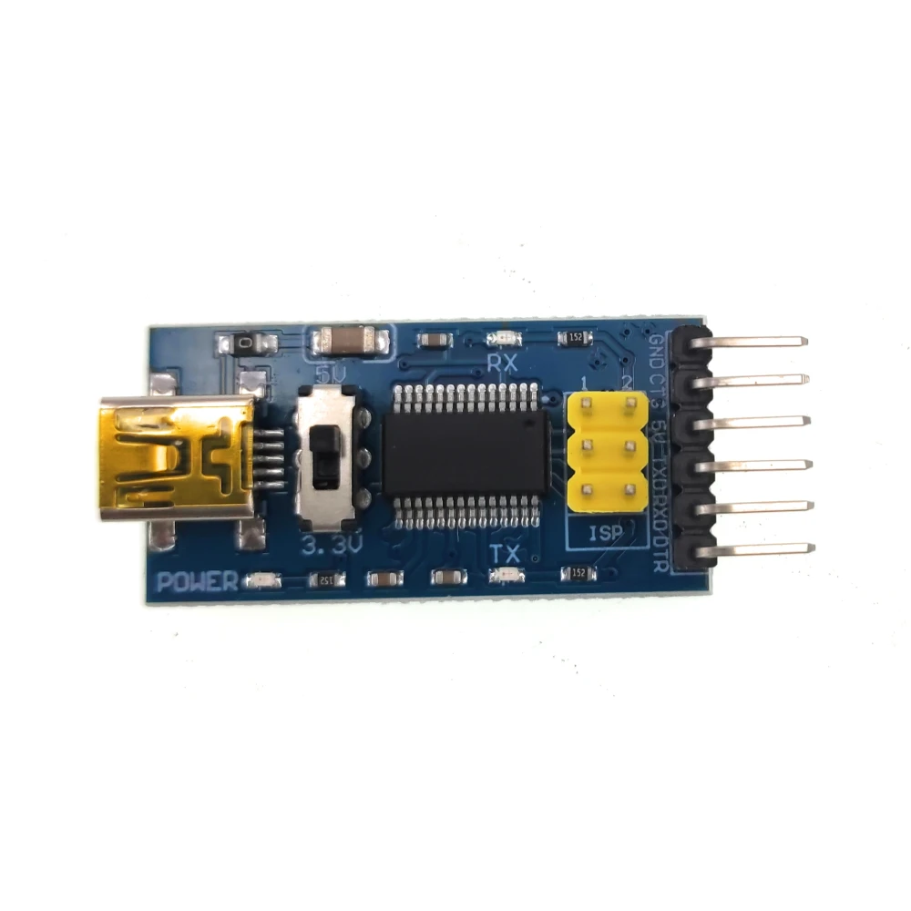 FTDI FT232RL USB-TTL muundur 3.3V/5V Arduino programmeerimiseks