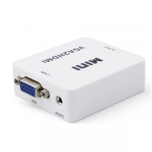 satkit VGA-HDMI muundur heliga arvuti ühendamiseks teleriga