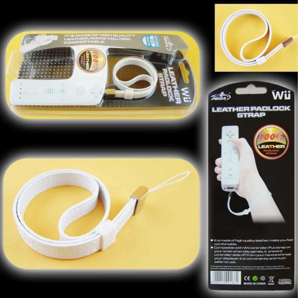 Valge Wii Remote nahkrihm - ametlik satkit tarvik