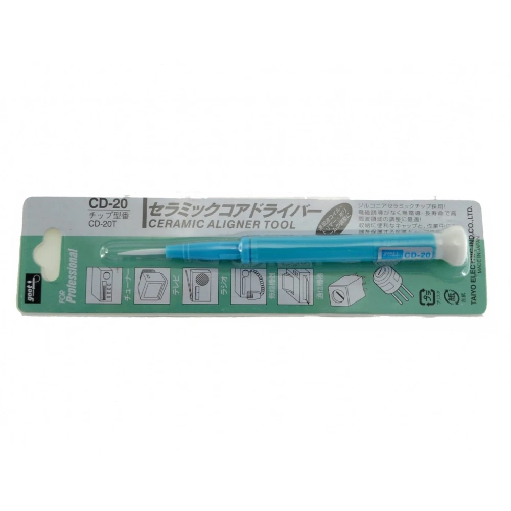 Keraamiline trimmerkruvikeeraja potentsiomeetritele GOOT CD-20 1,8mmx0,4mm