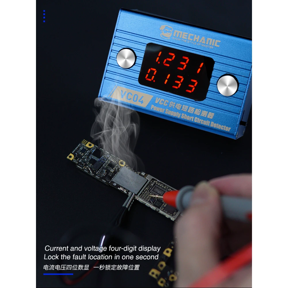 Mechanic VC04 lühise detektor mobiiliremondiks