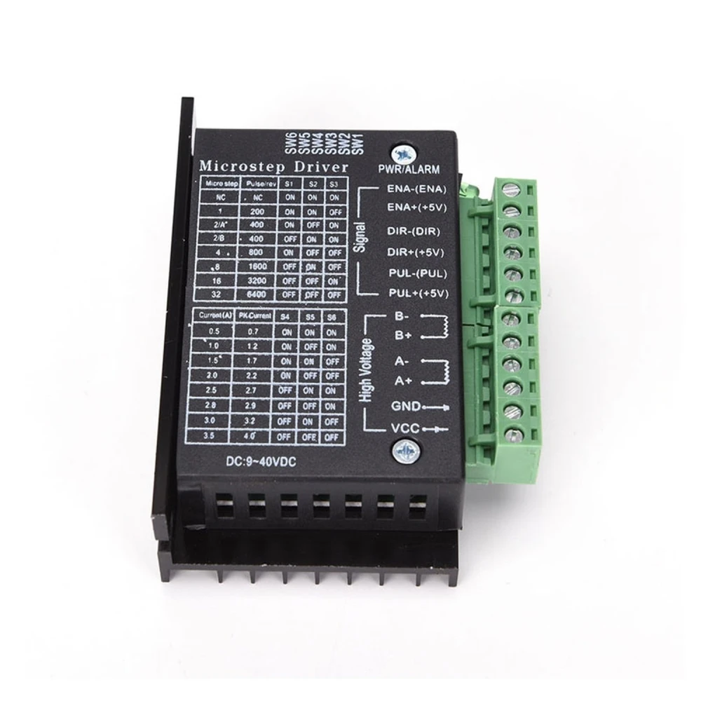 TB6600 samm-mootori draiver kuni 4A 9V–40V, Arduino ühilduv
