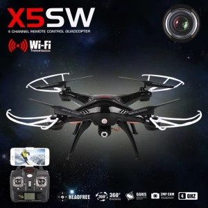 Syma X5SW droon HD-kaamera ja WiFi-ga - must Quadcopter 4CH 6Axis Gyro