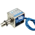 24V push-pull solenoid JF-0826B vedruga tagastusega