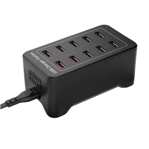 10-pordiline USB laadimisjaam IQ Charge'iga - 50W 12A, 2.4A pordi kohta