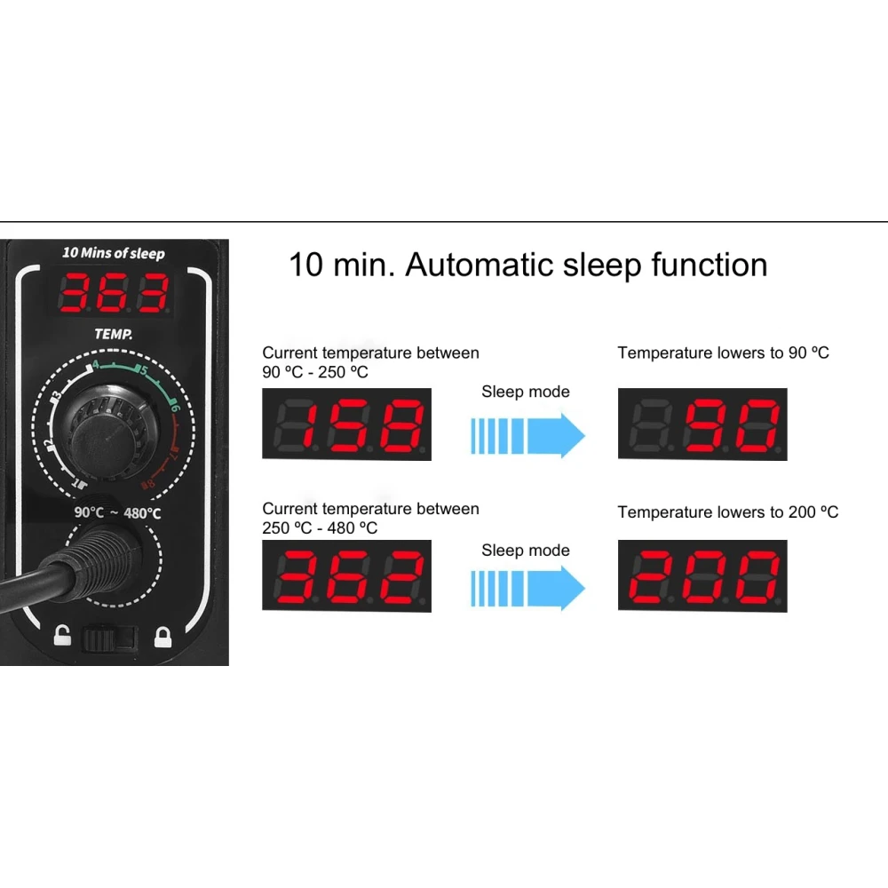 Mlink S1 digitaalne jootmisjaam 60W LED-ekraaniga