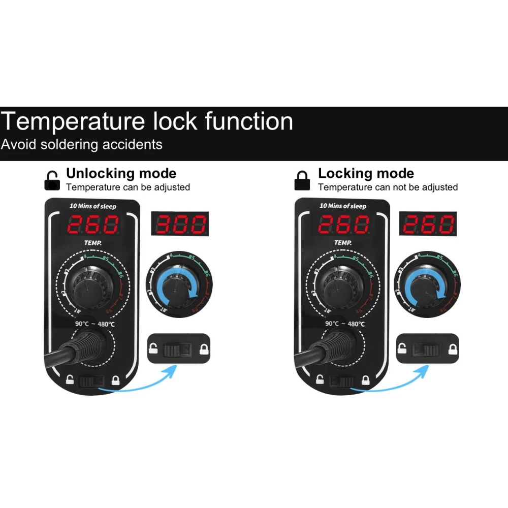 Mlink S1 digitaalne jootmisjaam 60W LED-ekraaniga