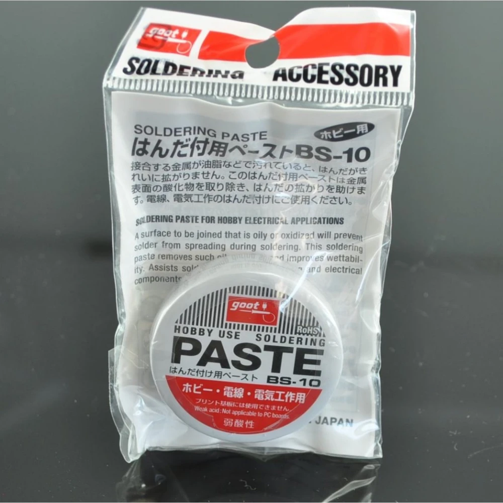 Flux Goot Bs-10: jootepasta suurtele kaablitele ja klemmidele