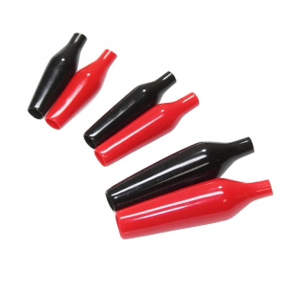 PVC-katted krokodillklambritele - 2 tk vastupidav komplekt