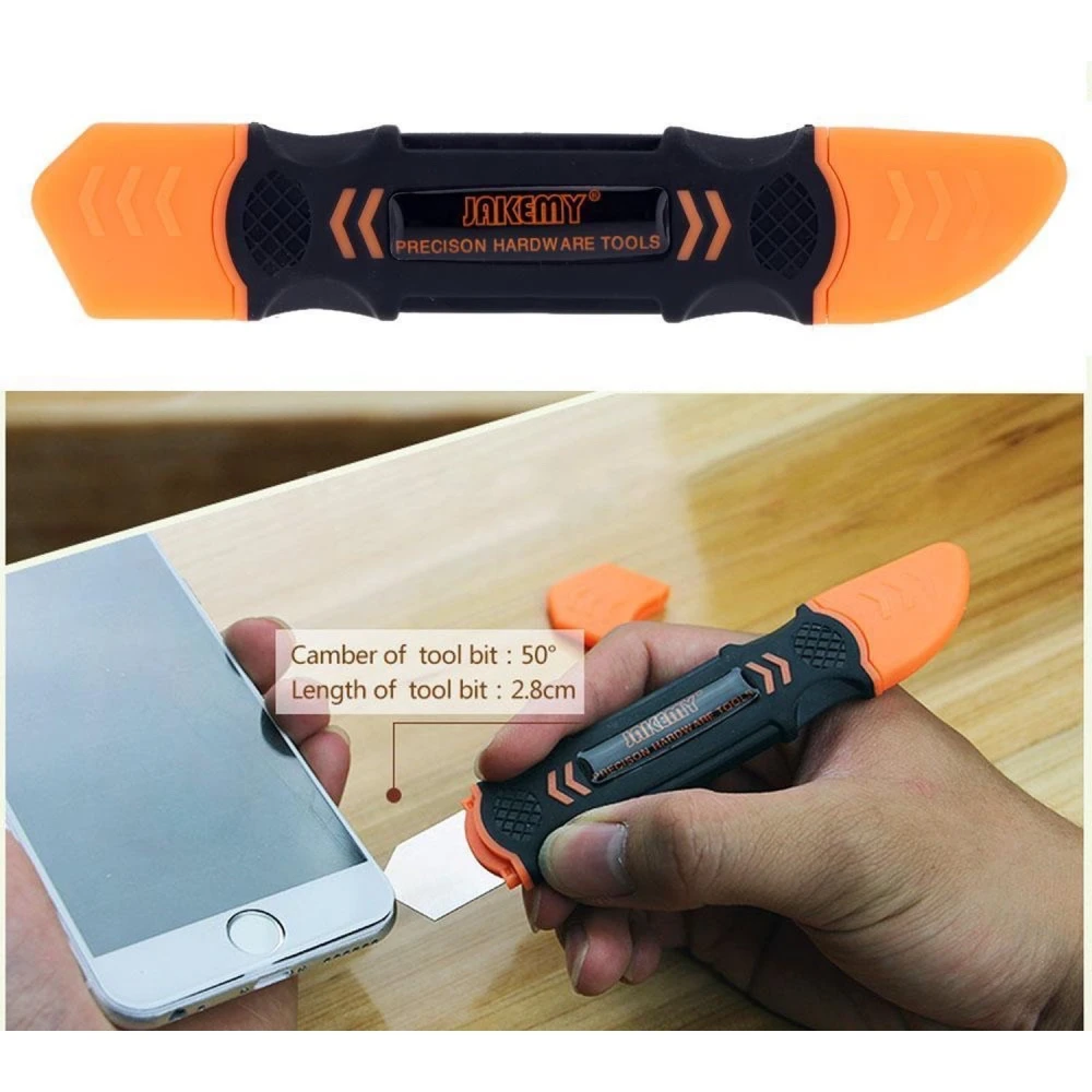 Detalle del mango antideslizante de la herramienta JMOP12