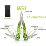 Herramienta multifunción plegable Jakemy para reparaciones rápidas y camping