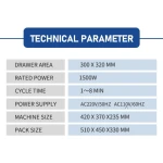T-962A Puhui V2.0 infrapuna reflow-ahju SMD ja BGA jootmiseks