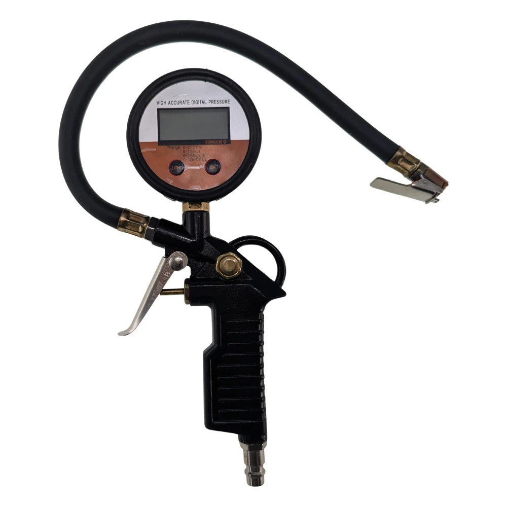 Suure täpsusega LED-ekraaniga digitaalne rehvipump