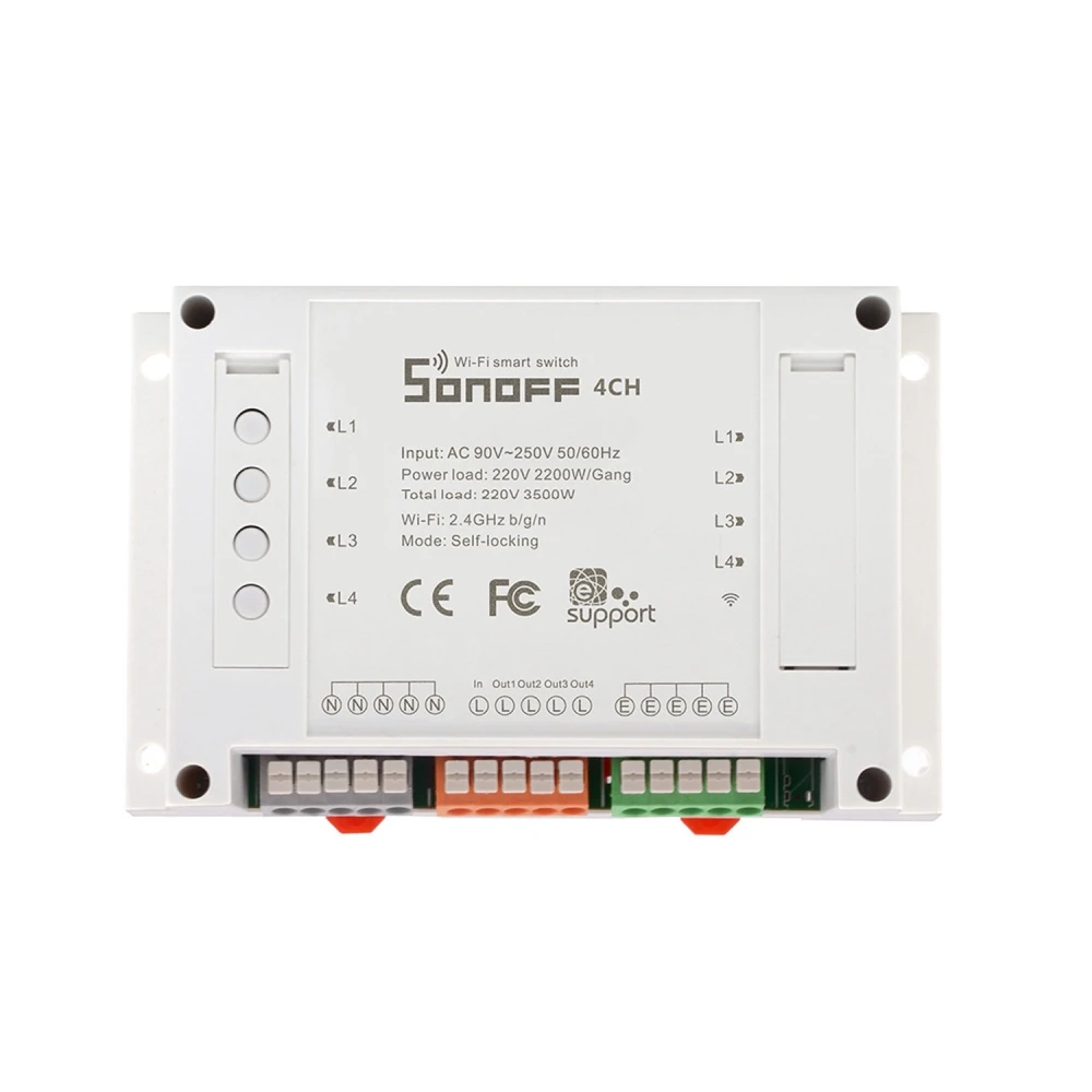 Sonoff 4-kanaliline WiFi lüliti koduautomaatikaks