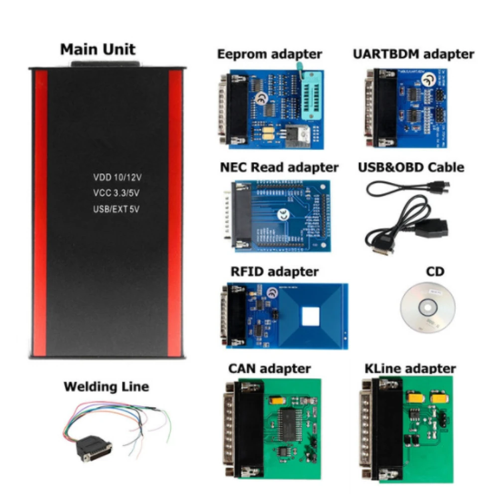 Iprog Pro autovõtmete programmeerija kuni 2019 IMMO ja läbisõidu korrigeerimisega