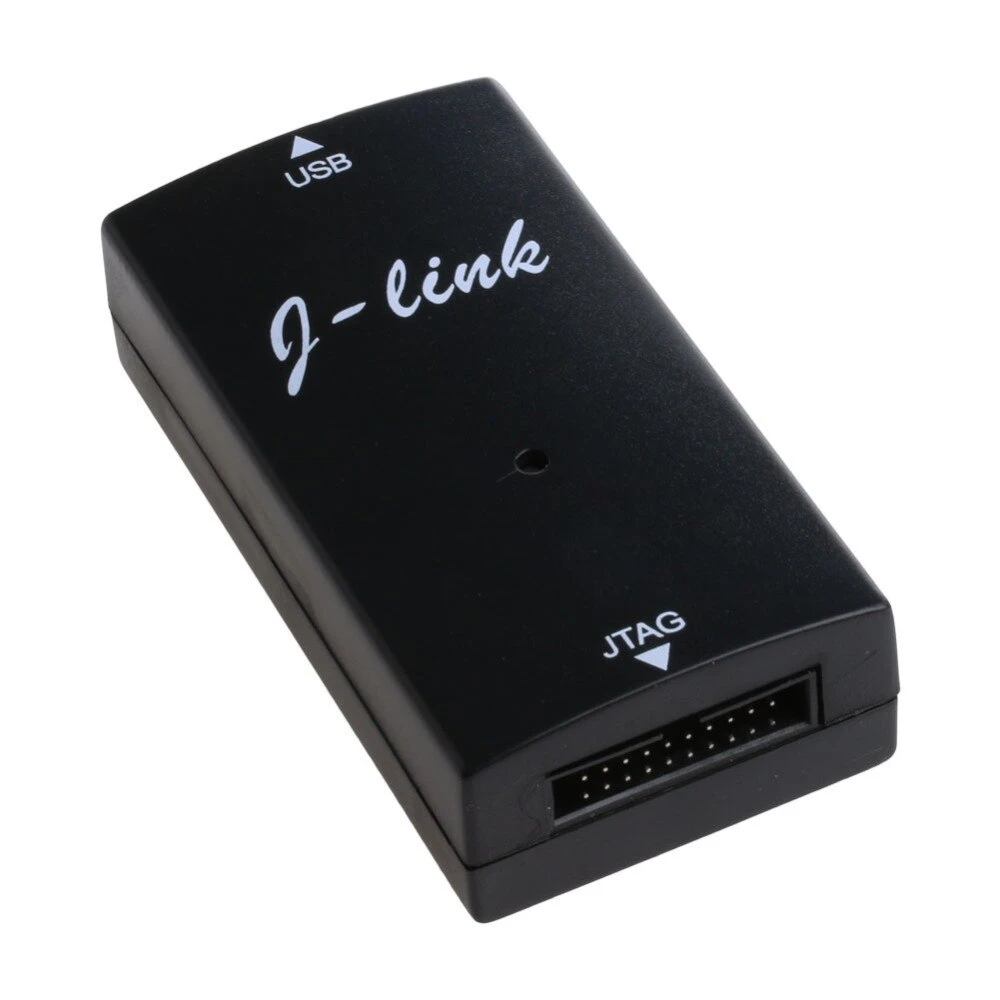Vista frontal del J-Link Jlink V8 USB ARM JTAG Emulador Debugger Programador