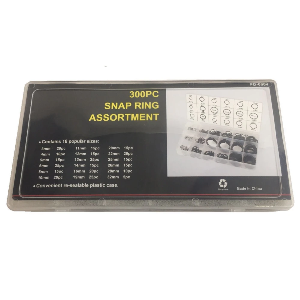 Pack de arandelas y anillos de retención metálicos TSX TOOL