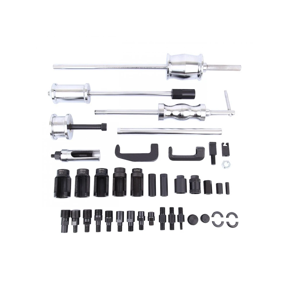 Extractor de inyectores universal con adaptadores para Common Rail y Mercedes TDI
