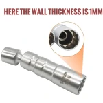 2-osaline paindlik magnetiline süüteküünla padrunvõtmete komplekt 14 mm ja 16 mm TSX TOOL