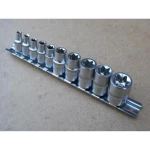 1/4 Torx sisekuuskantvõtmete komplekt - 10 tk TSX TOOL kroomvanaadiumterasest